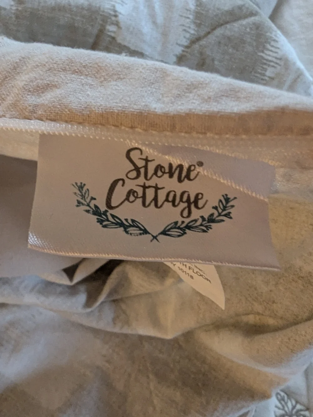 Stone cottage check full/queen duvet set (duvet & 2 shams)